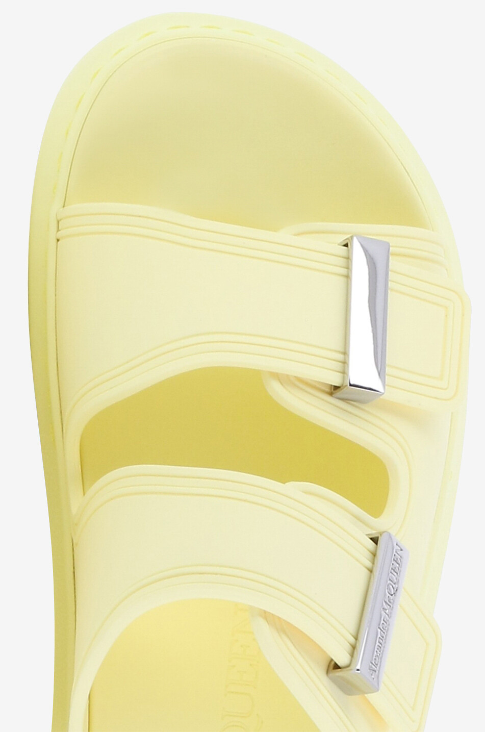 Hybrid rubber wedge slides