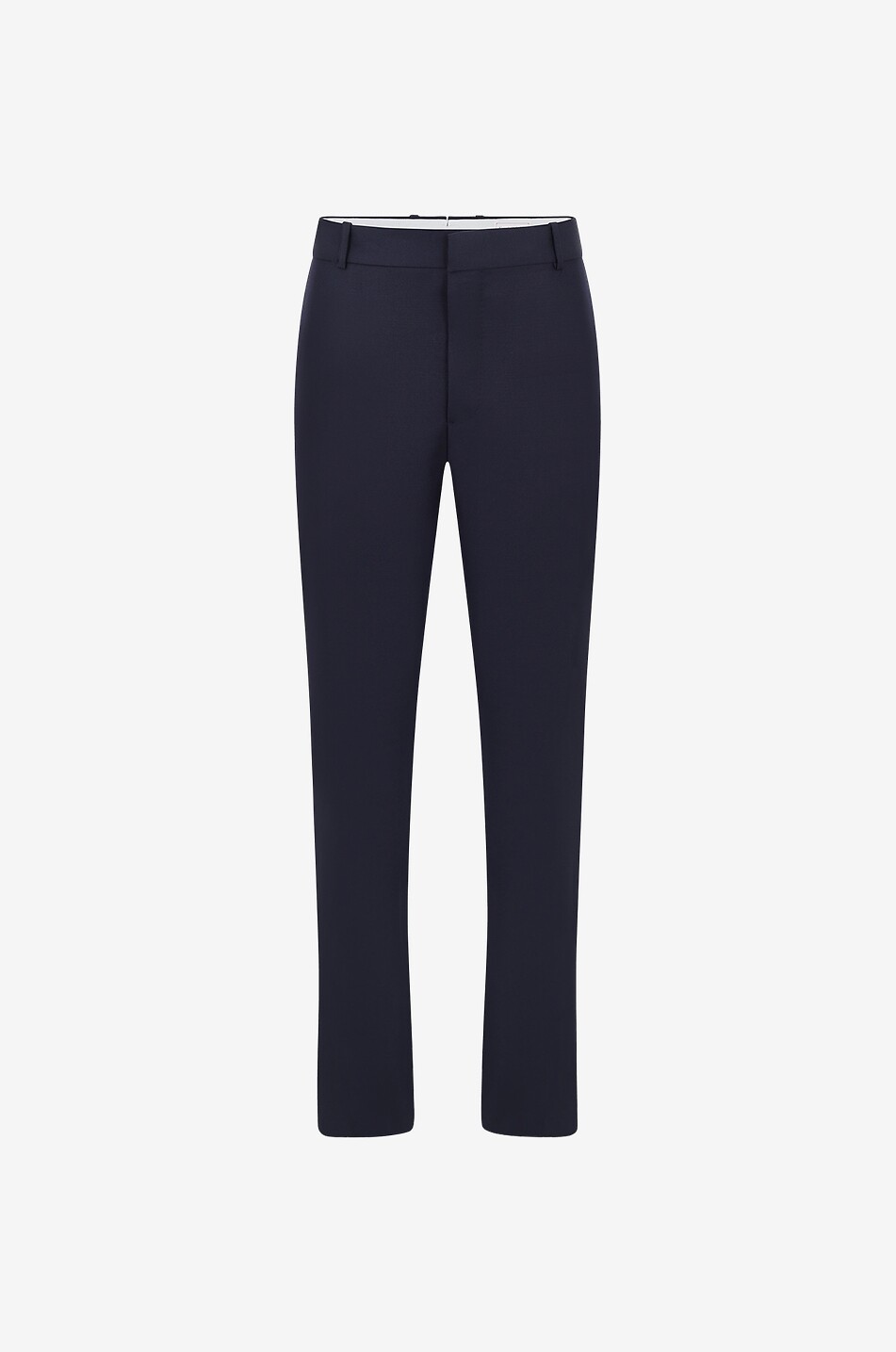 ALEXANDER McQUEEN Slim-Fit-Hose aus Wolle und Mohair Cigarette Herren BLAU 1