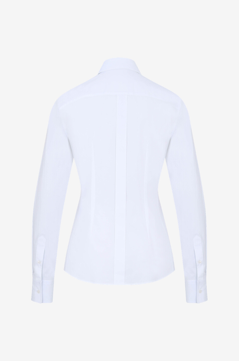 Chemise cintrée en popeline stretch