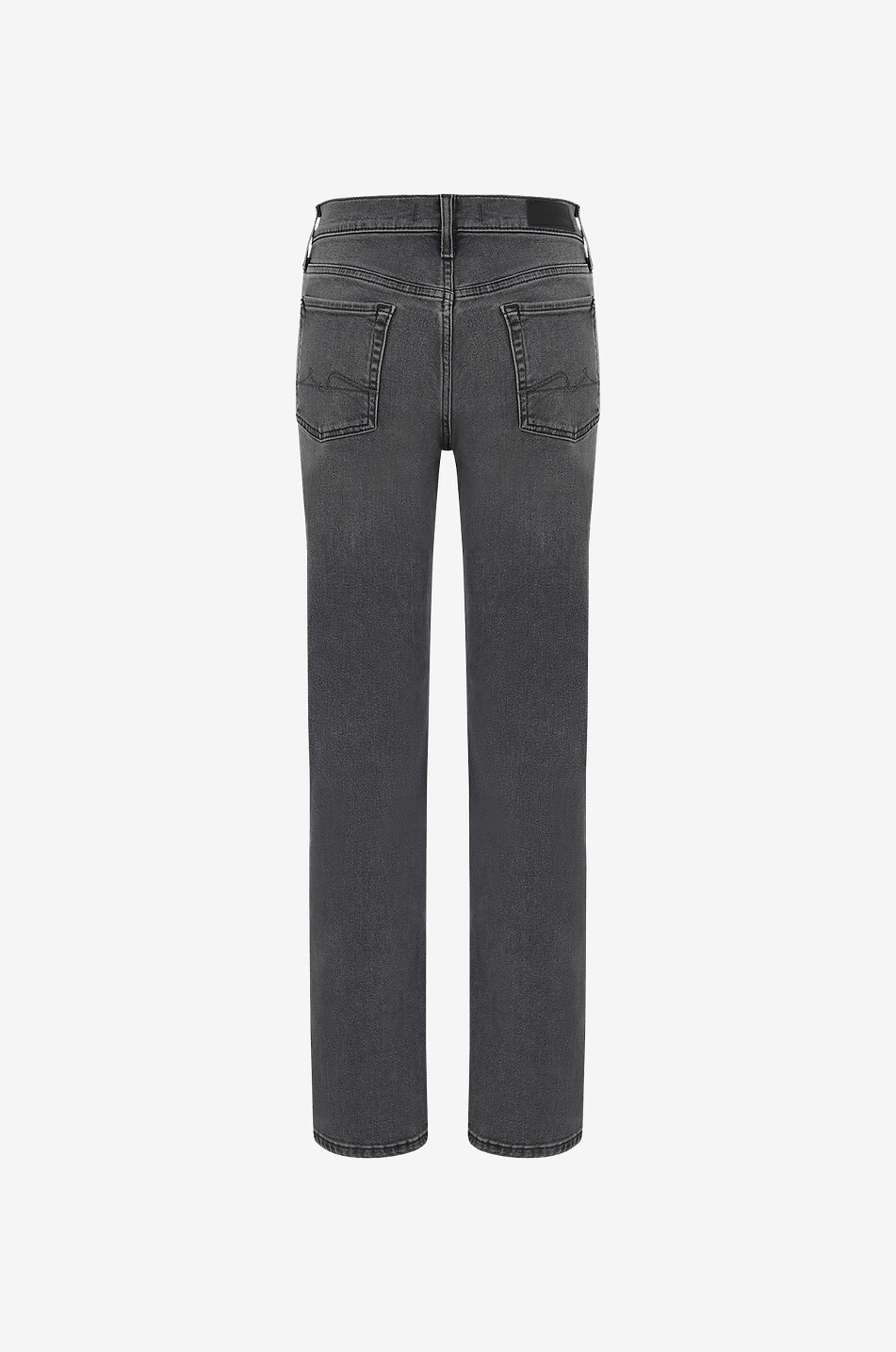 7 FOR ALL MANKIND Ellie Straight Luxe cotton straight leg jeans Women BLACK 2