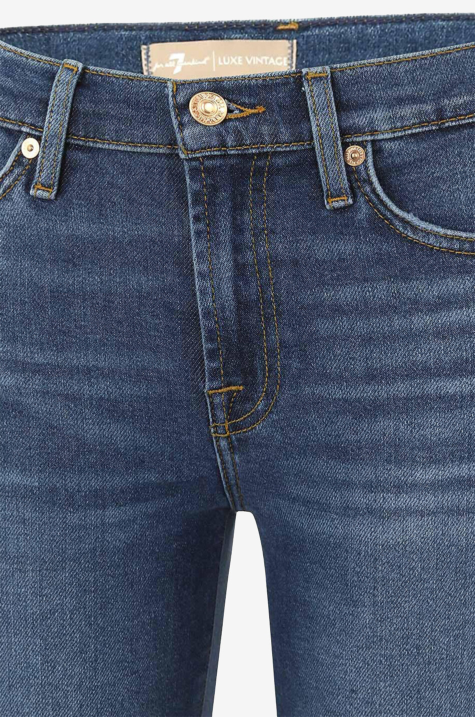 Slim Jeans aus Baumwolle und Modal Roxanne Luxe Vintage Slim Fit