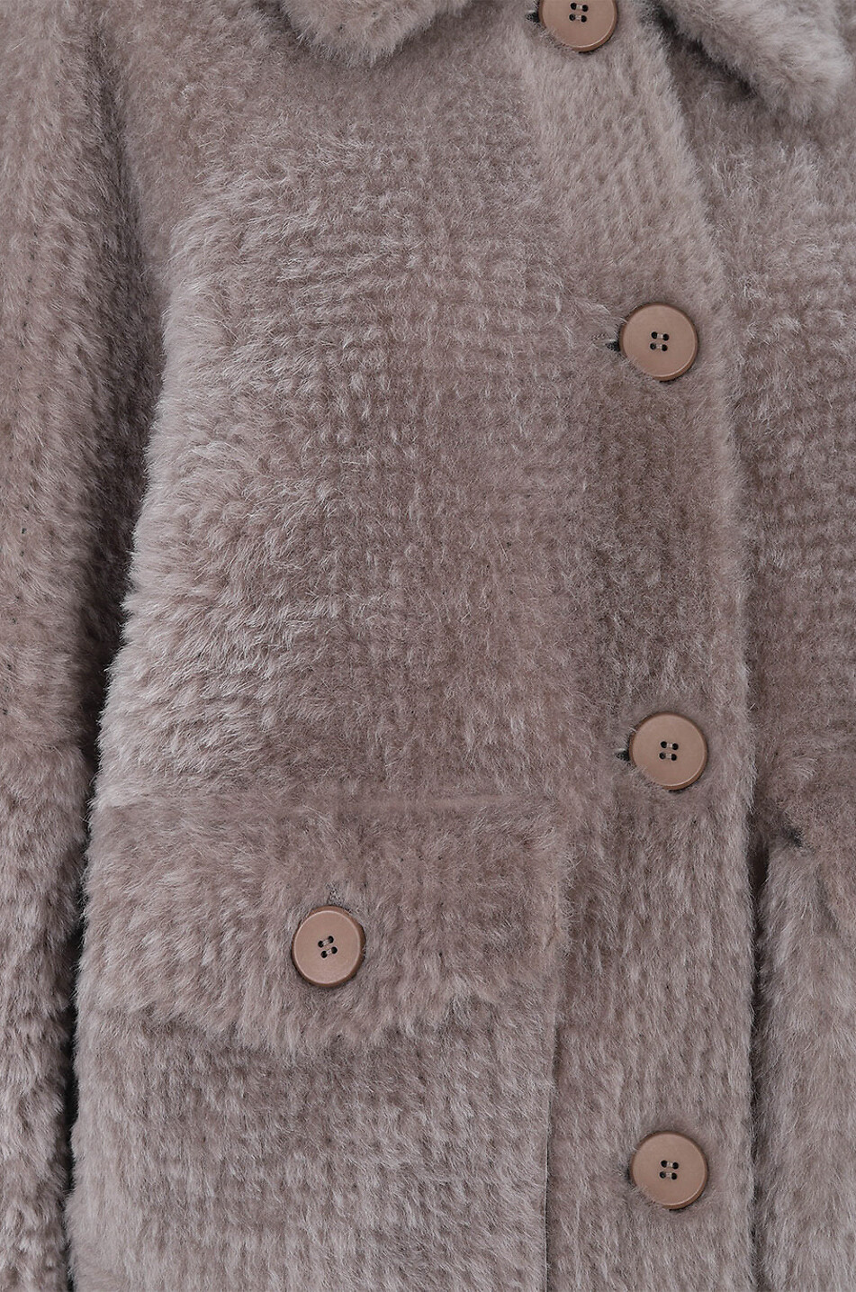 MANZONI 24 Kurzmantel aus Schafsfell Damen BRAUN 3