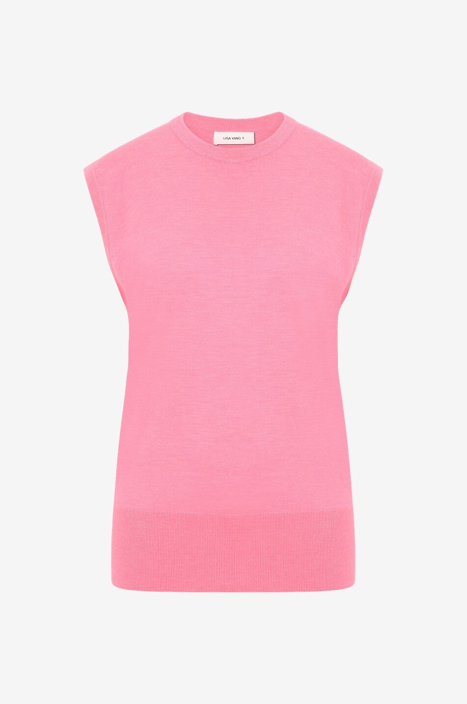 The Demi Vest cashmere sleeveless jumper
