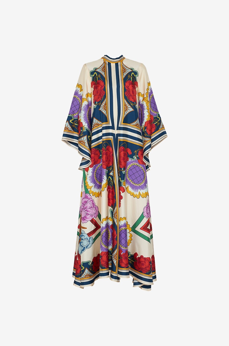 Robe longue en soie Magnifico Taormina Placée