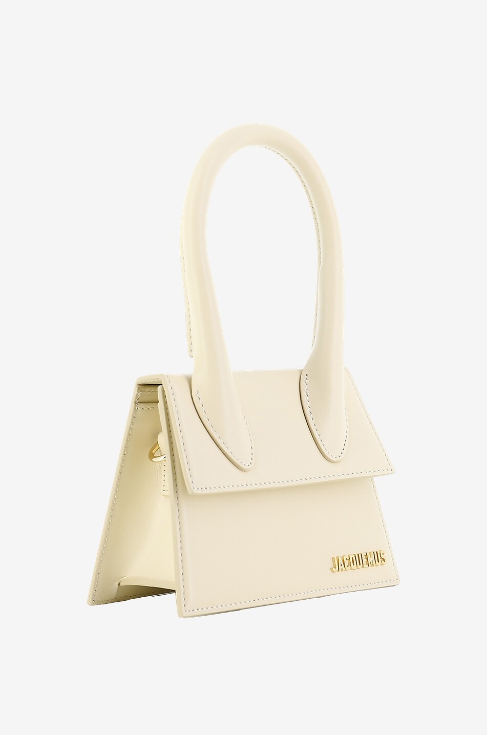 JACQUEMUS Handtasche aus Glattleder Le Chiquito Moyen Damen BEIGE 2