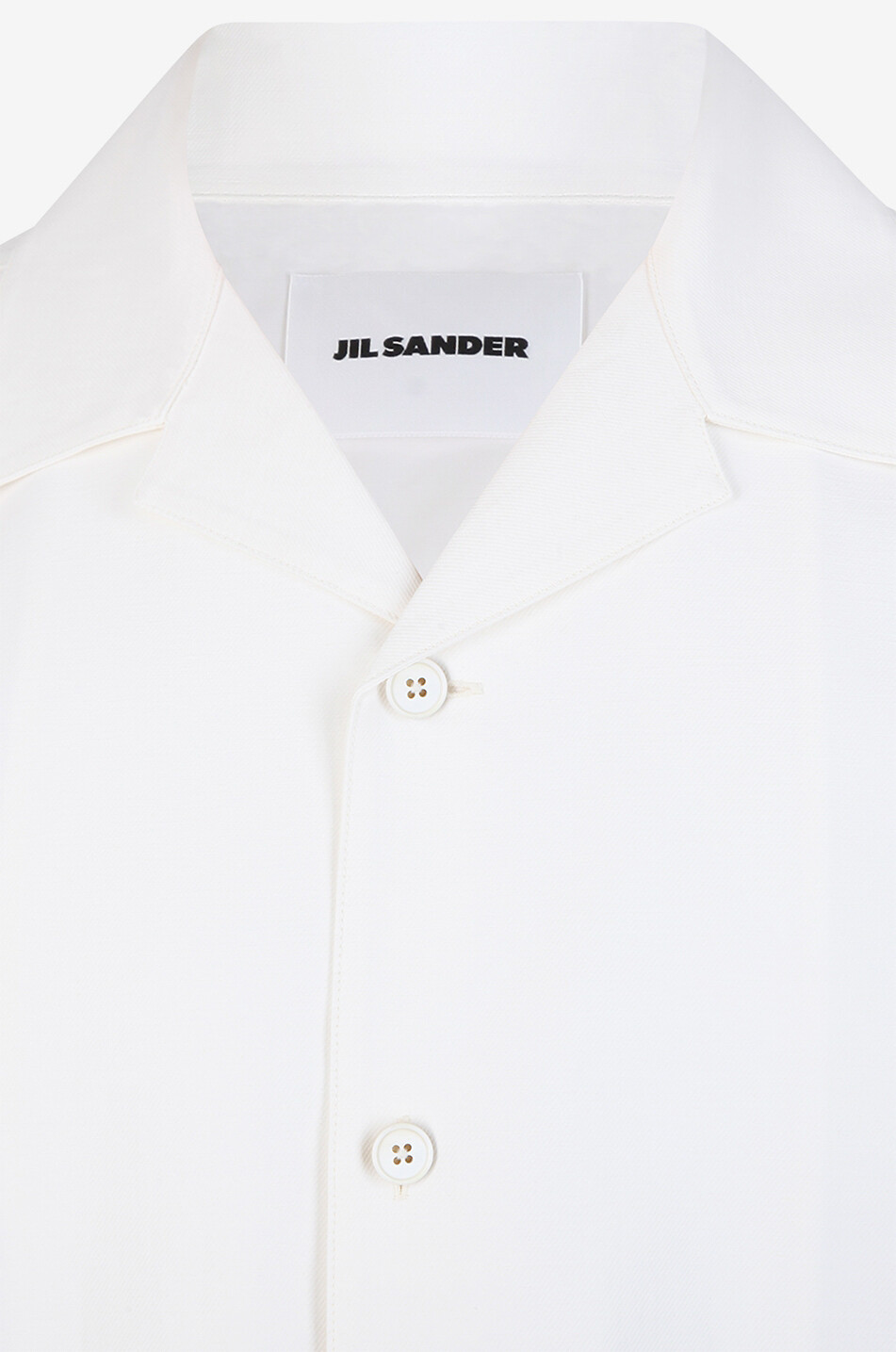 Chemise à manches courtes en coton et lin