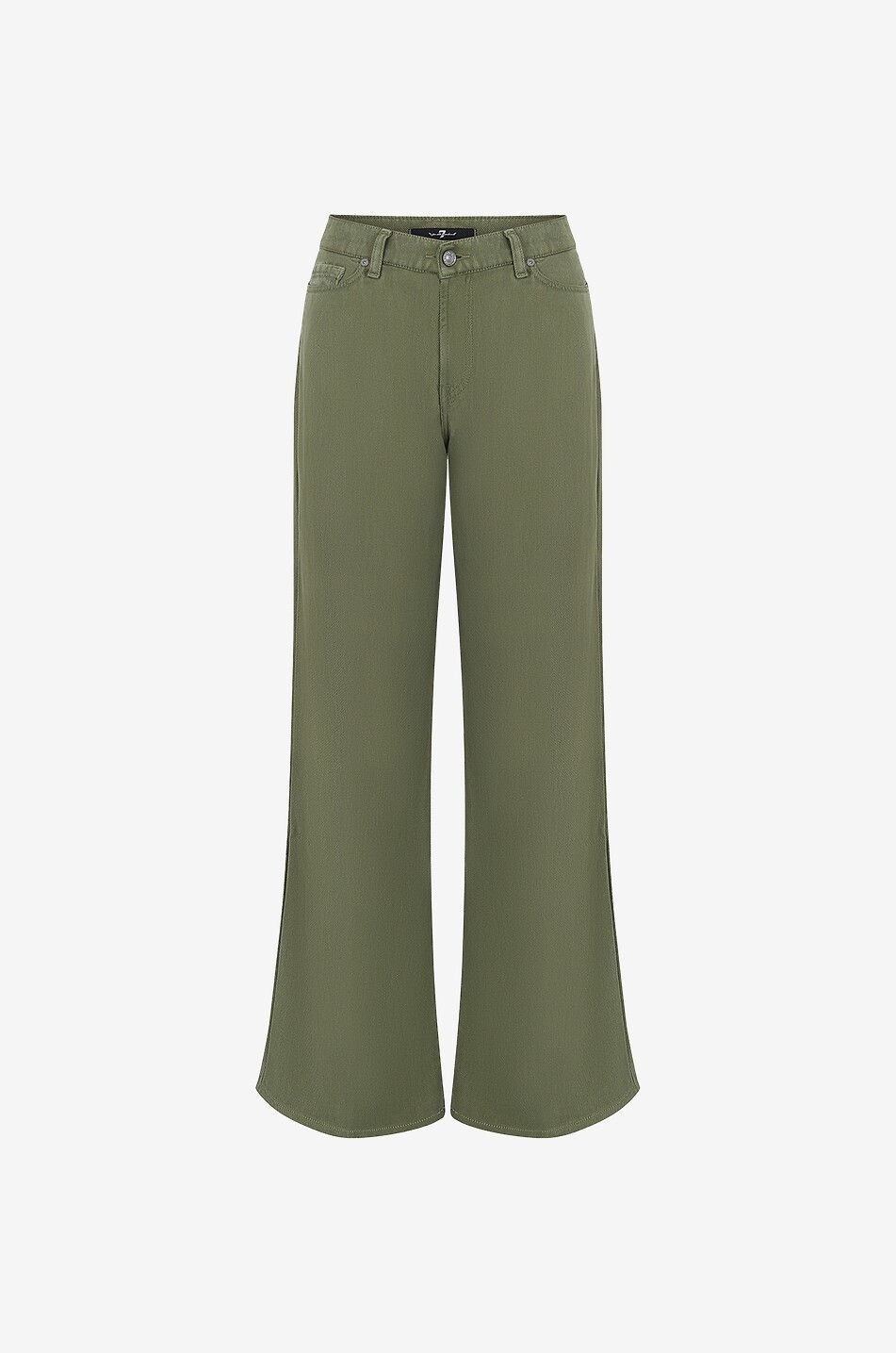 Ausgestellte Jeans Lotta Colored Tencel Moss