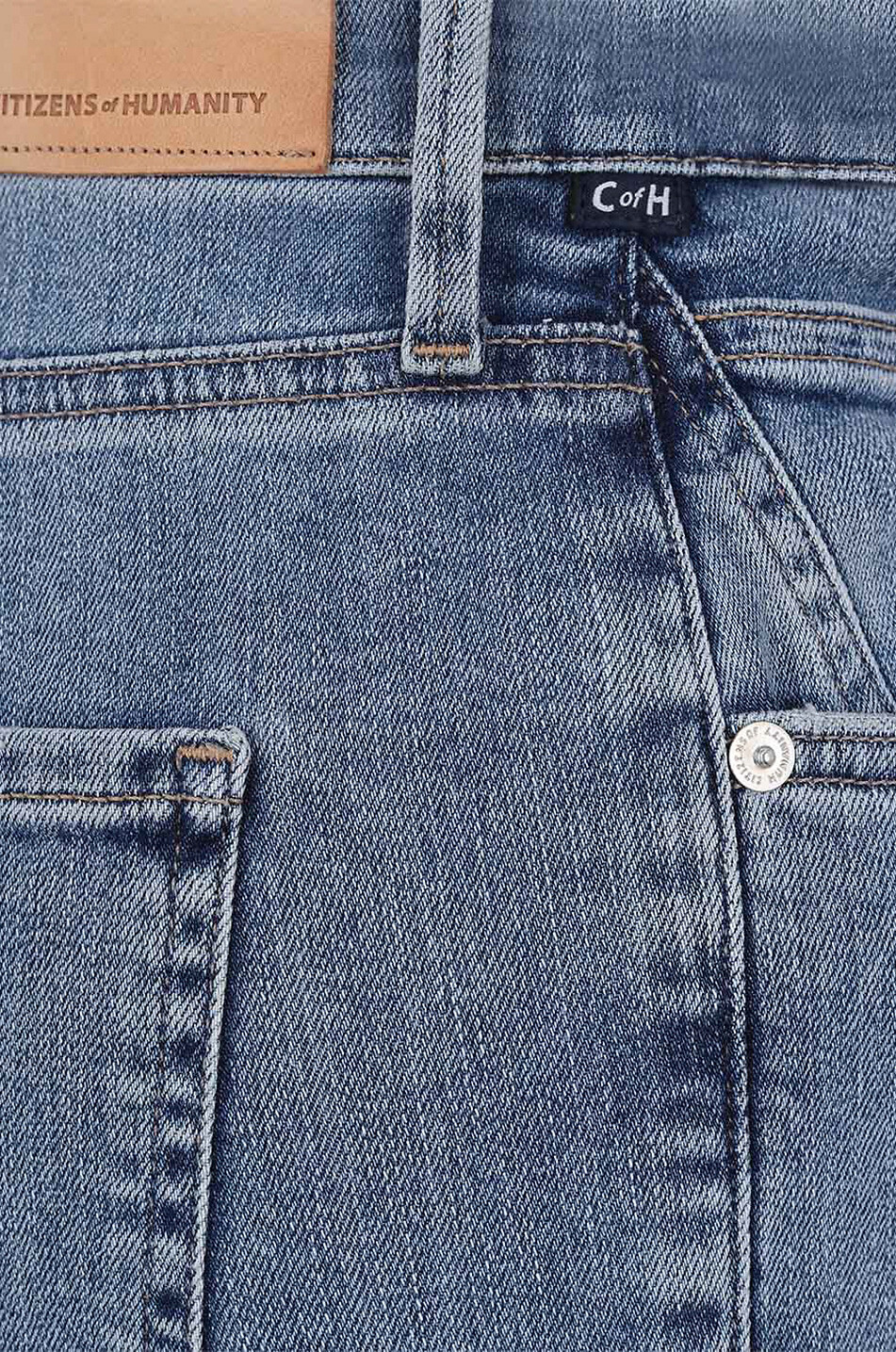 CITIZENS OF HUMANITY Chrissy cotton skinny jeans Women LIGHT BLUE 3