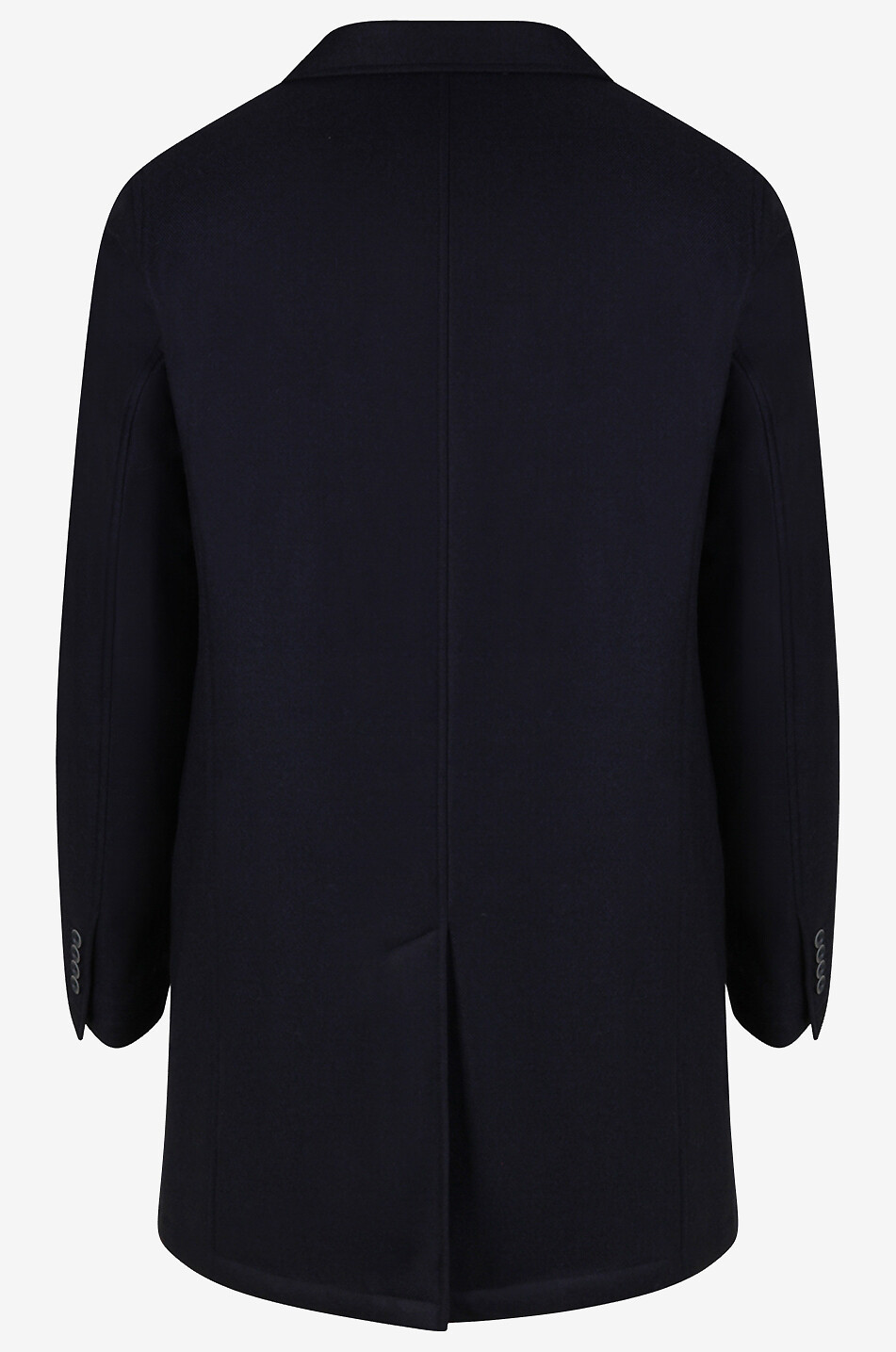 HERNO Manteau long en laine vierge et cachemire Homme BLEU FONCE 4