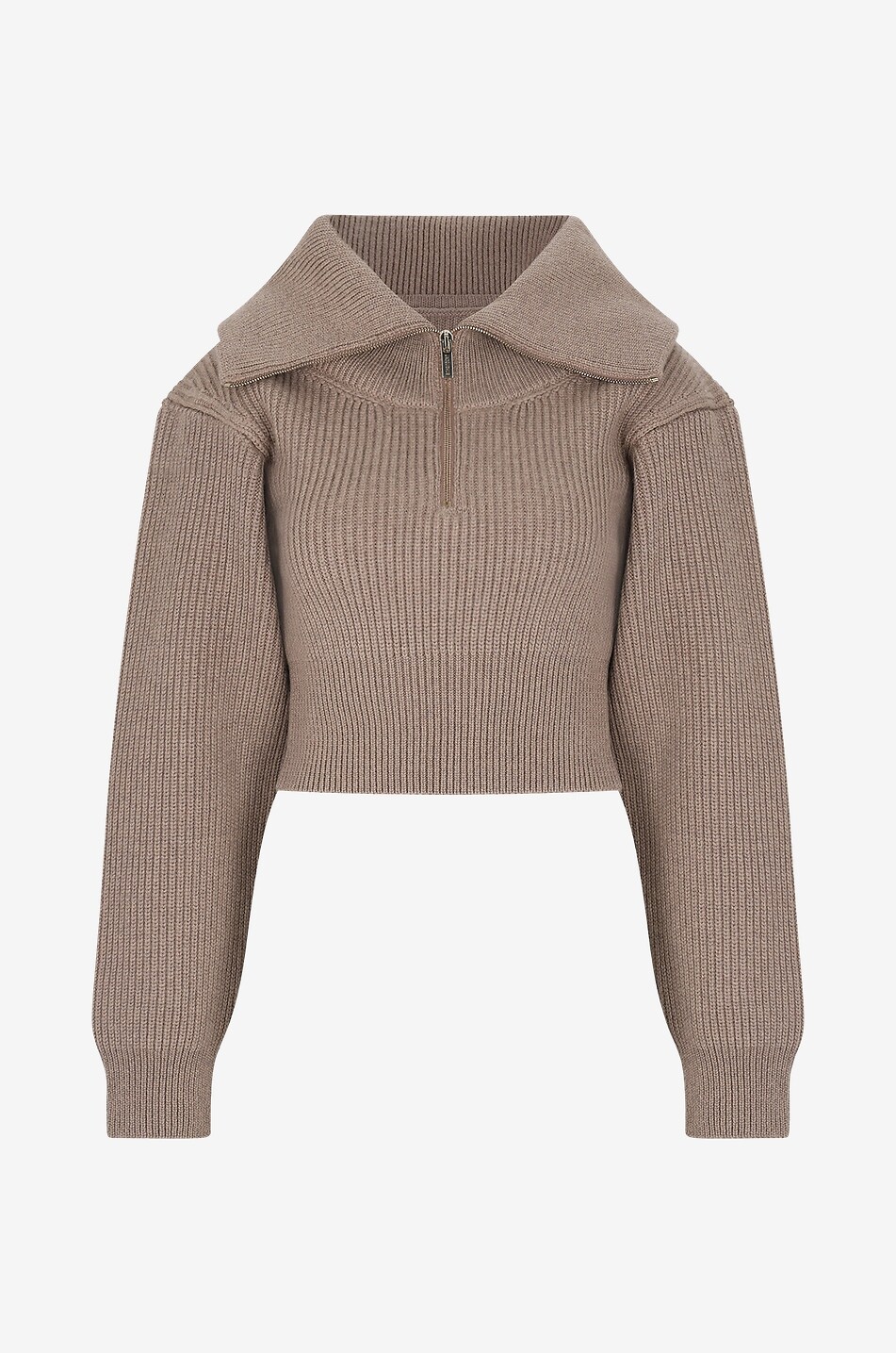 Pull côtelé raccourci épais La maille Risoul