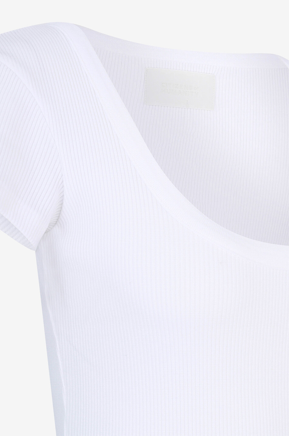 CITIZENS OF HUMANITY Lima organic cotton short-sleeved T-shirt Women WHITE 3