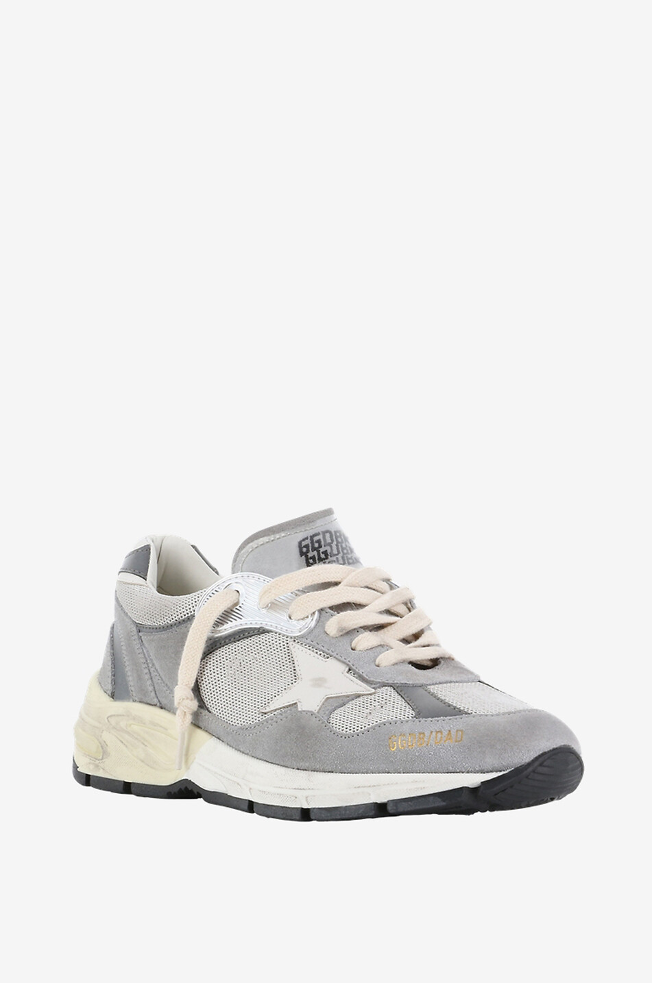 Niedrige Materialmix-Sneakers Running Dad