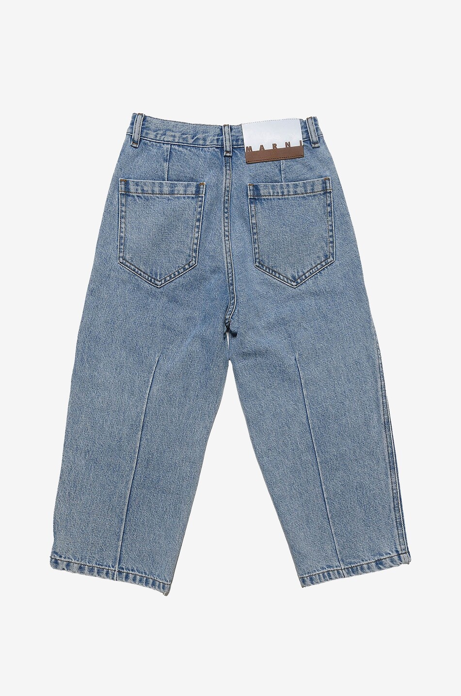 MARNI Mädchen-Karottenjeans mit Blüten- und M-Stickerei Mädchen BLAU 2