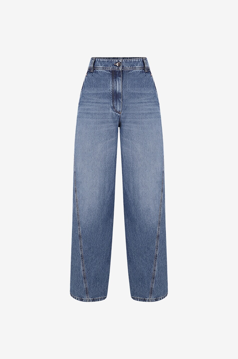 Jean délavé taille haute The Baggy Flared