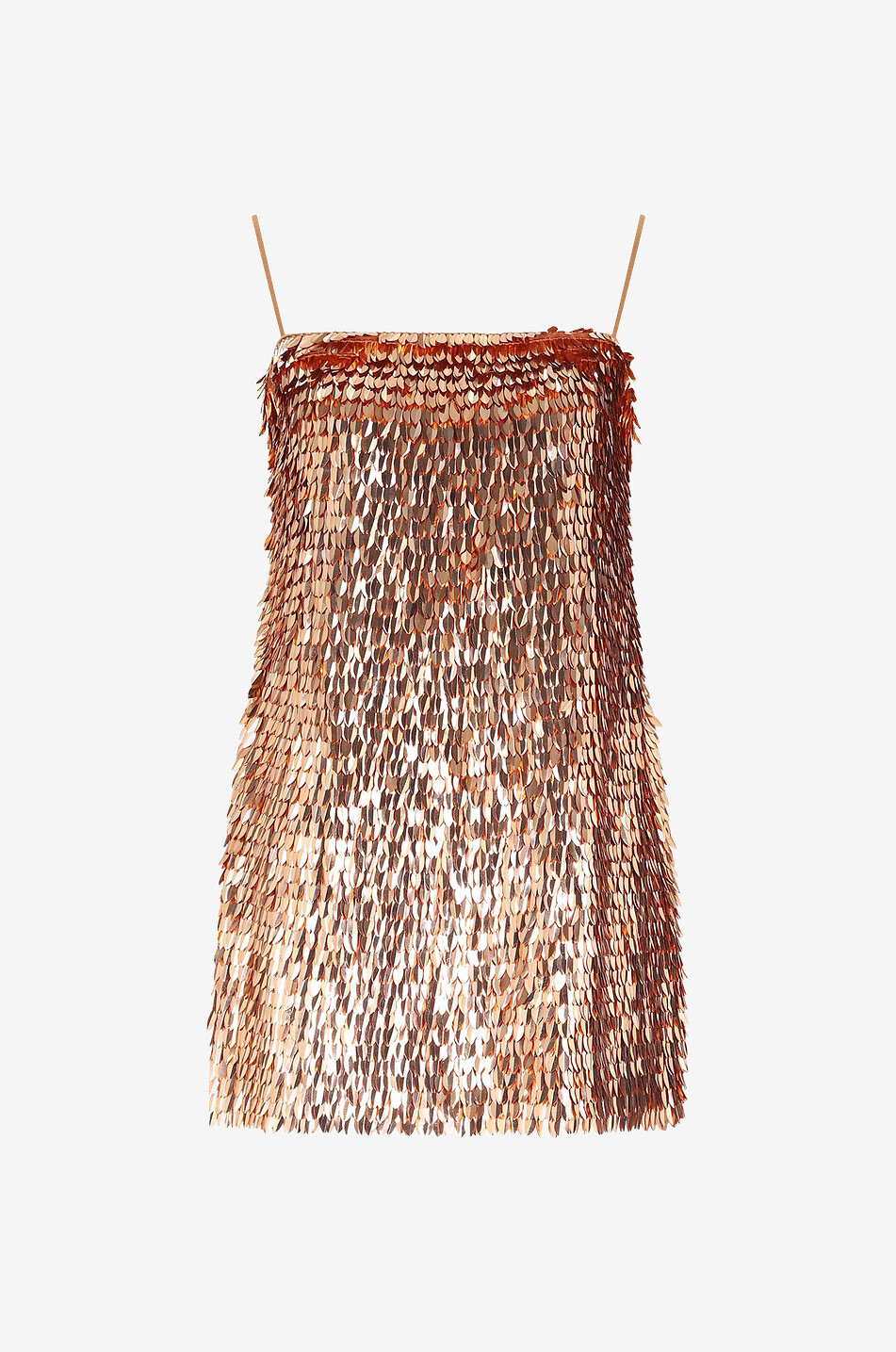 Mini robe à bretelles et sequins Nara