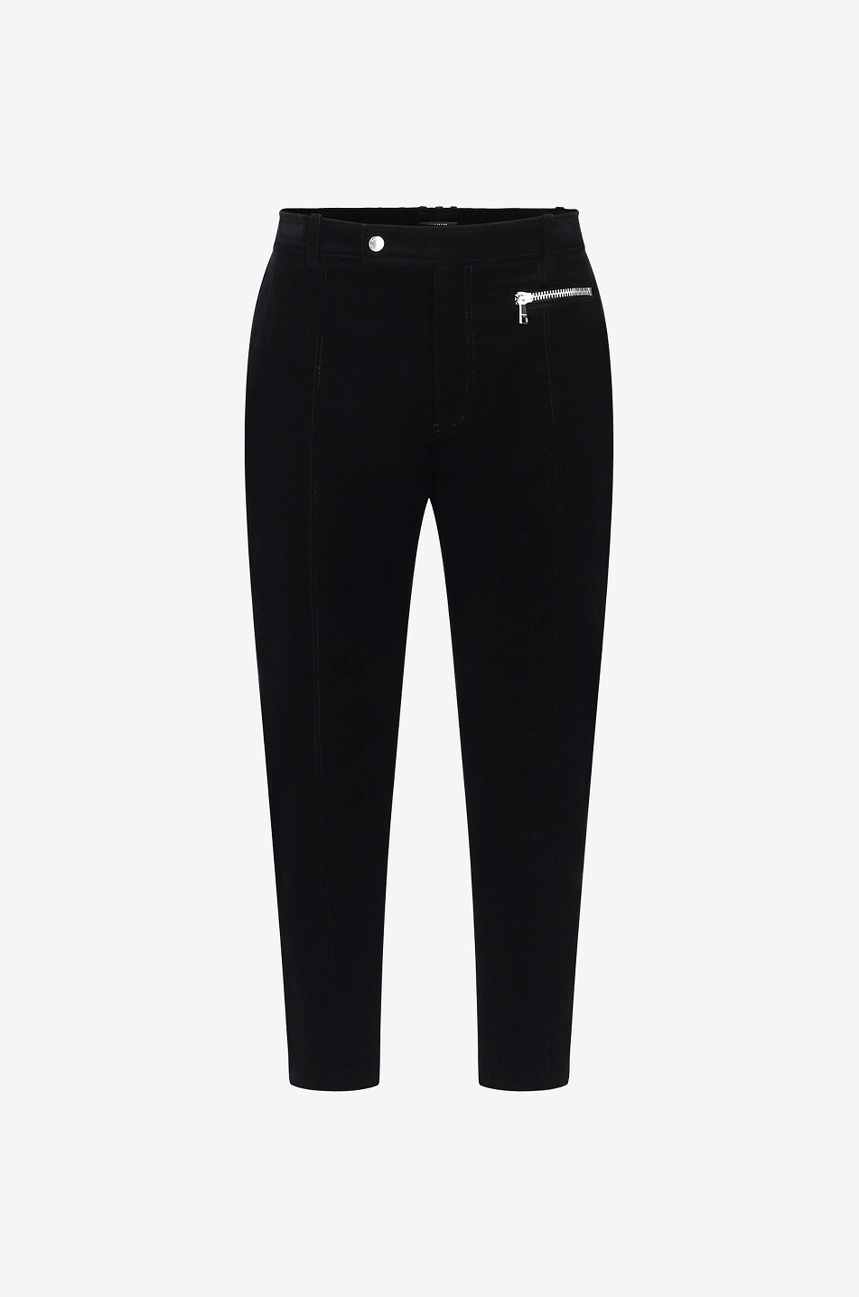 BALMAIN Karottenhose aus Cordsamt Herren SCHWARZ 1