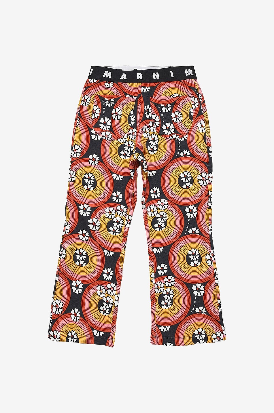 Pantalon évasé fille en molleton Flowers & Circles