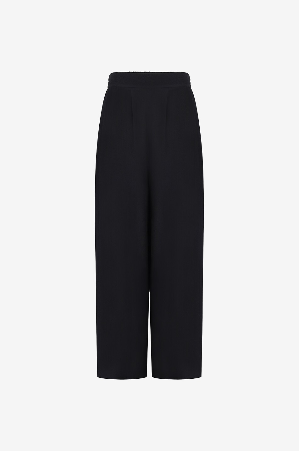 VANESSA BRUNO Pantalon large en viscose Nunes Femme NOIR 1