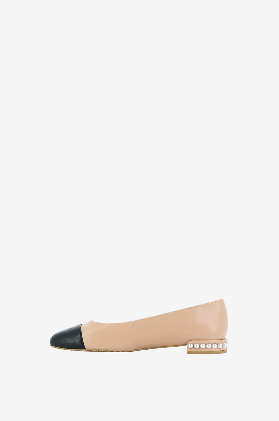 Ballerines en cuir lisse Pearl Flat