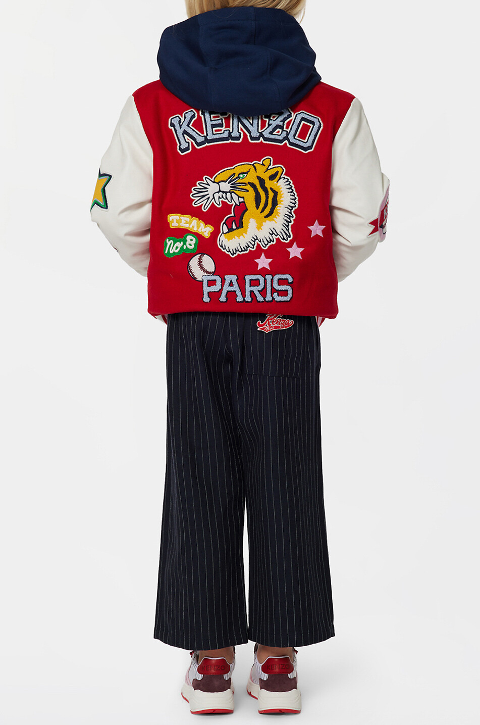 Kenzo Club 1990 girls' wool varsity jacket