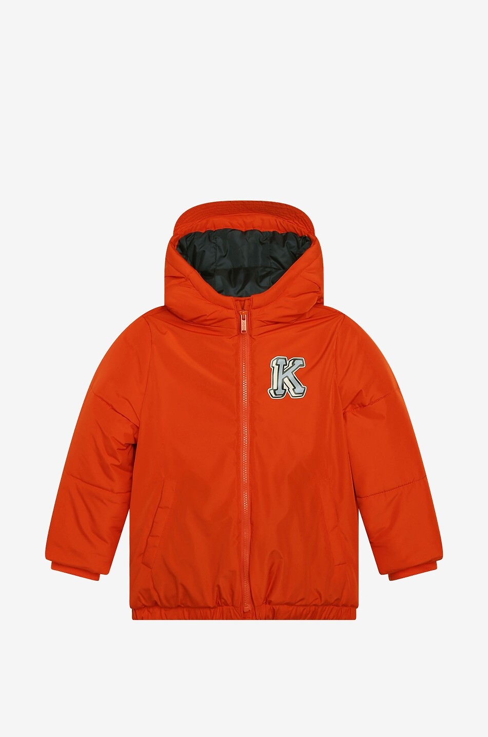 Jungen-Daunenjacke mit Kapuze Kenzo Club Varsity Tiger