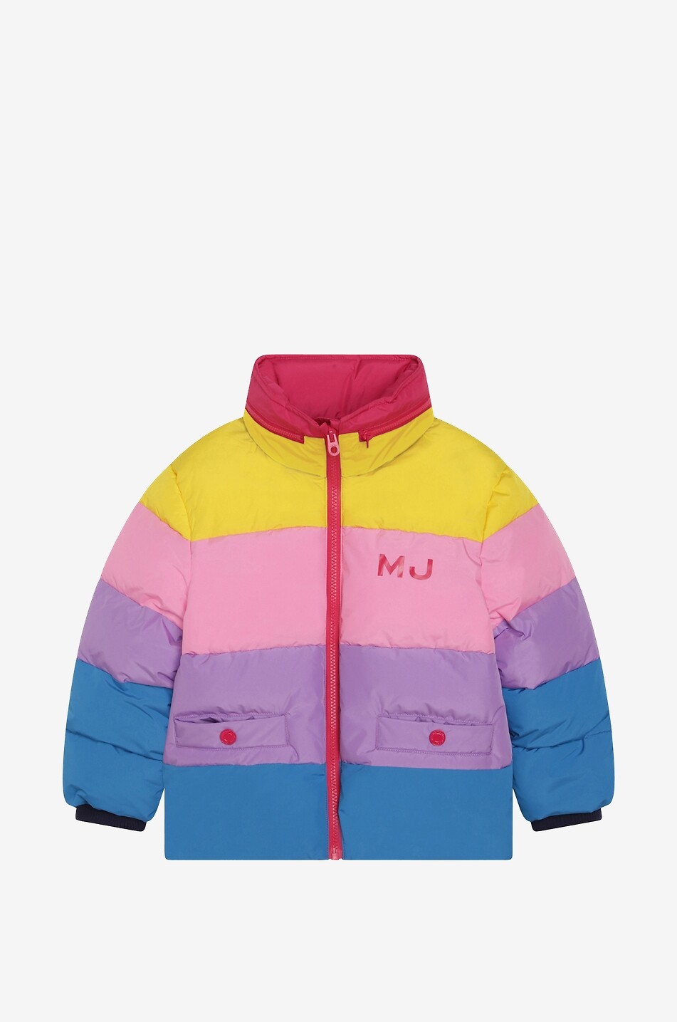 MARC JACOBS Rainbow Stripes girls' down jacket Girl MULTI COLOURED 1