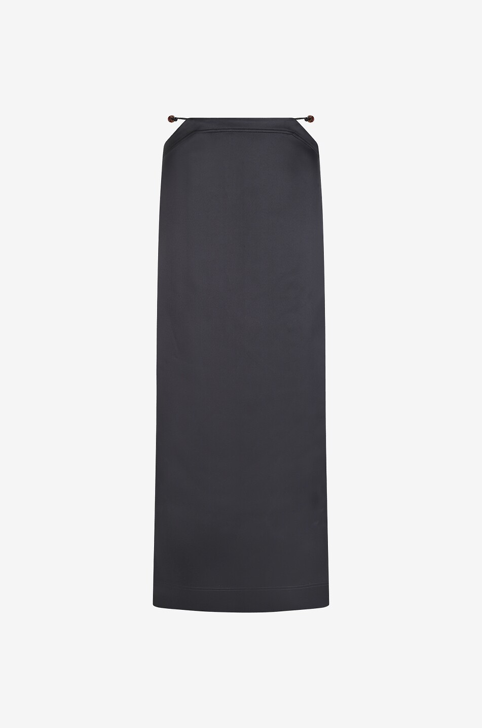 Langer Rock aus doppeltem Satin