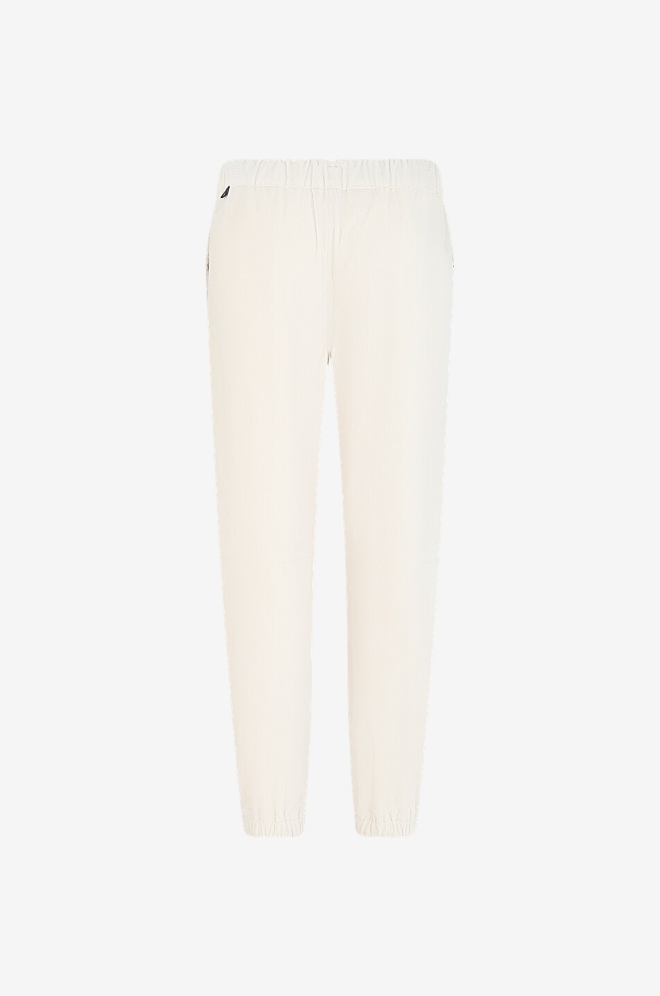 MONCLER GRENOBLE Pantalon de jogging en velours côtelé Femme BLANC 2