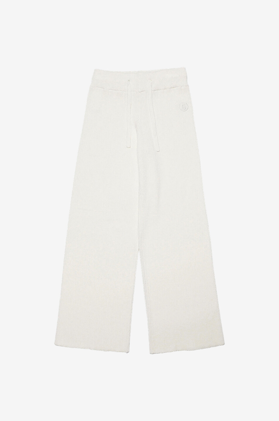 6 embroidered children's wide-leg knit trousers