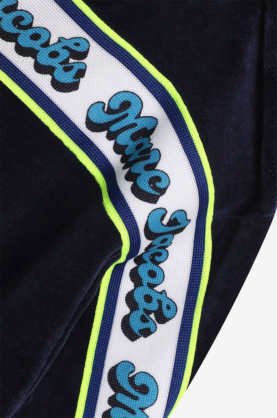 MARC JACOBS Sweat-shirt zippé à capuche en coton garçon Logo Tape Garçon BLEU FONCE 4