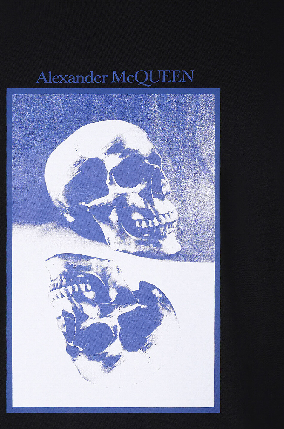ALEXANDER McQUEEN Mirrored Skull short-sleeved T-shirt Men BLACK 3