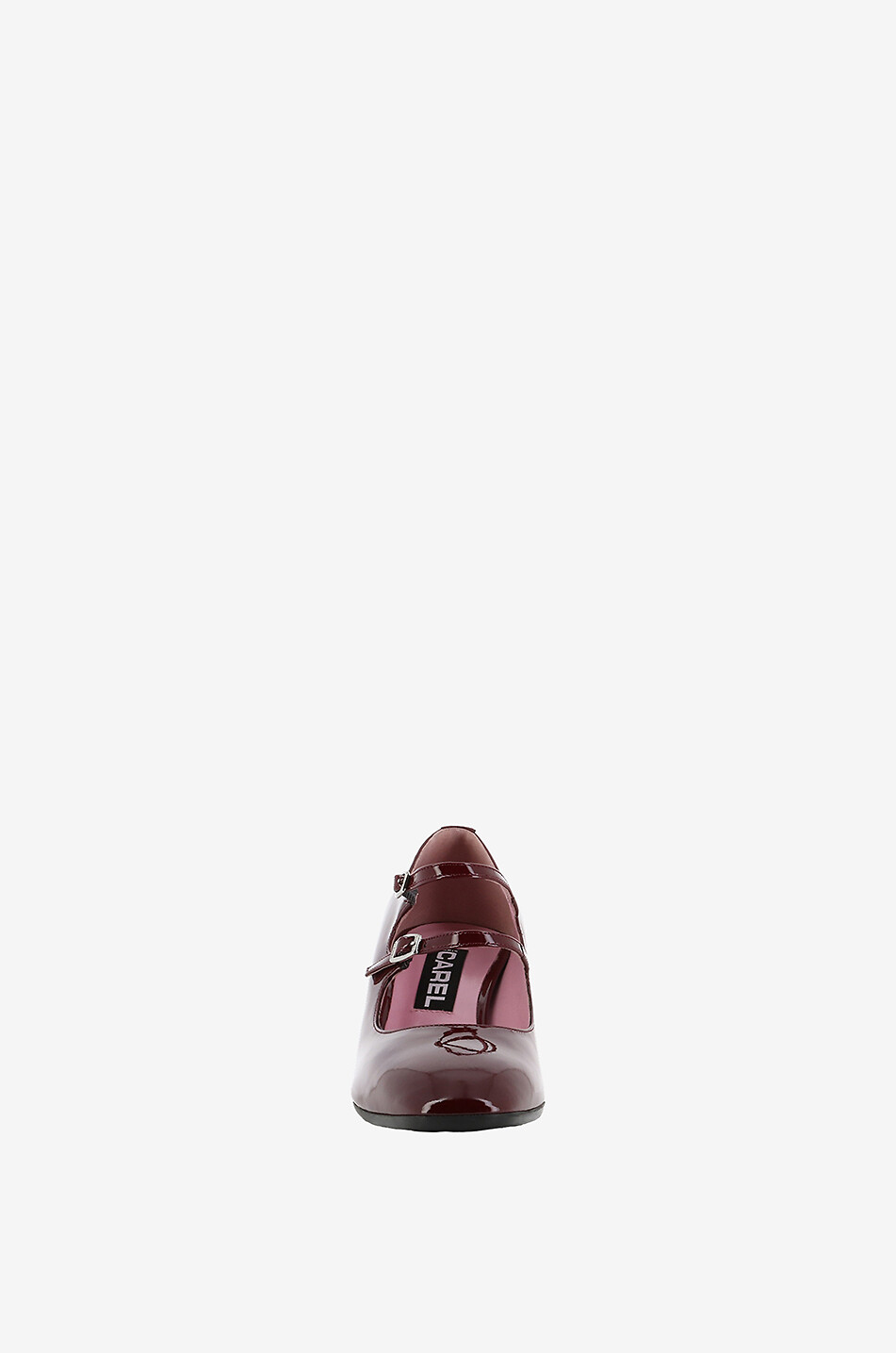 CAREL Alice 70 patent leather mary-janes Women DARK RED 2