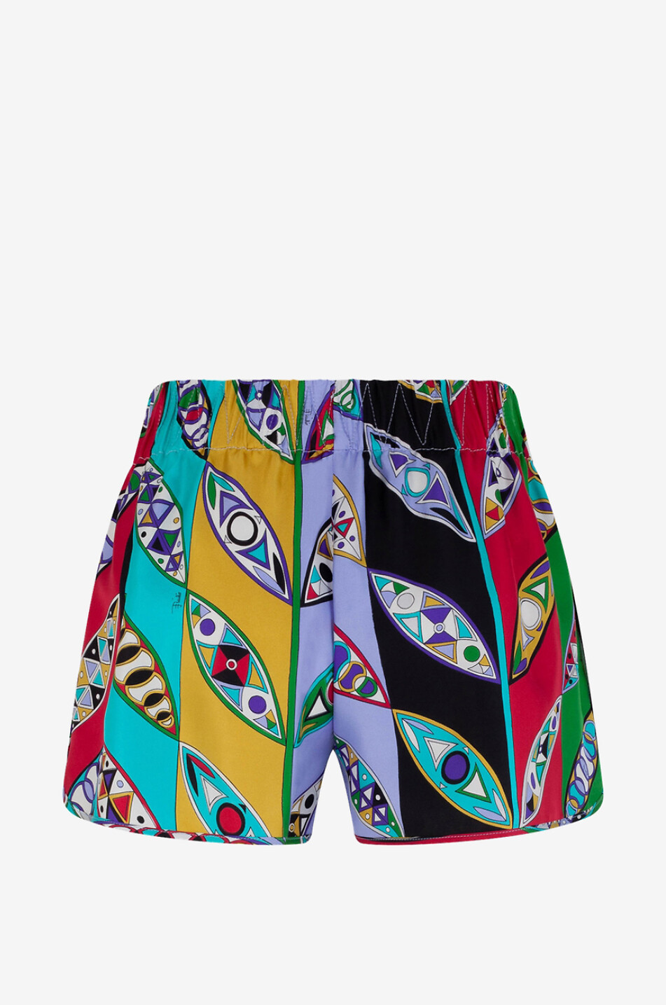 Short en soie imprimé Girandole