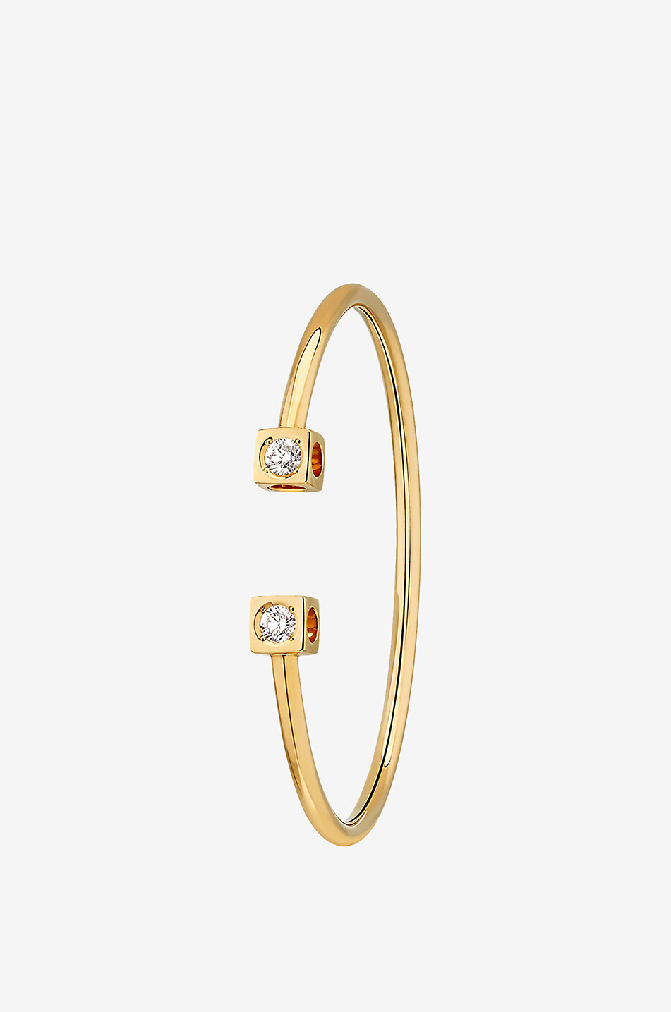 DINH VAN Gelbgold-Armreif mit Diamanten Le Cube GM Damen GELB 1