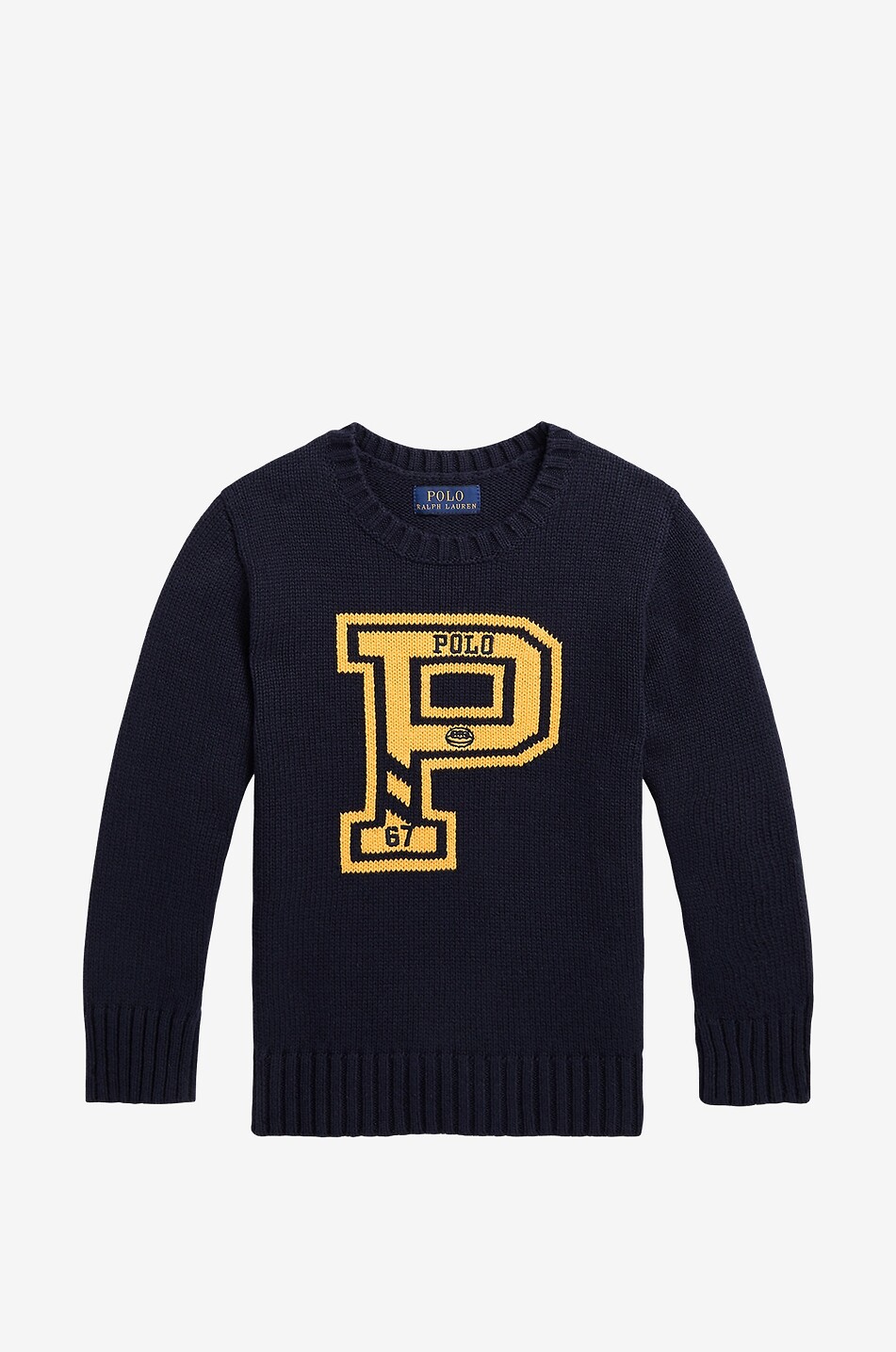 Pull jacquard garçon Letterman