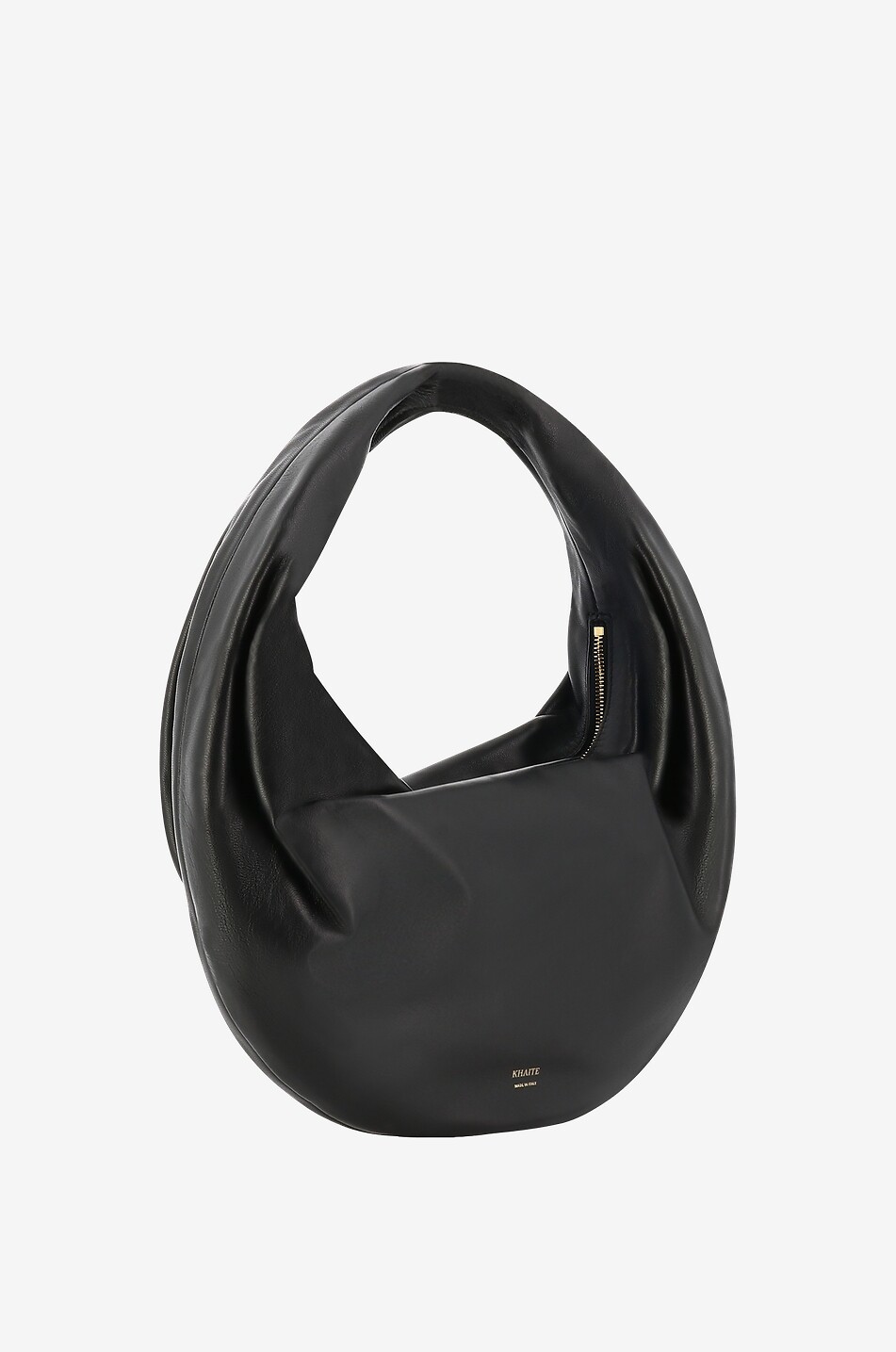 KHAITE Sac hobo en cuir nappa Olivia Medium Femme NOIR 2