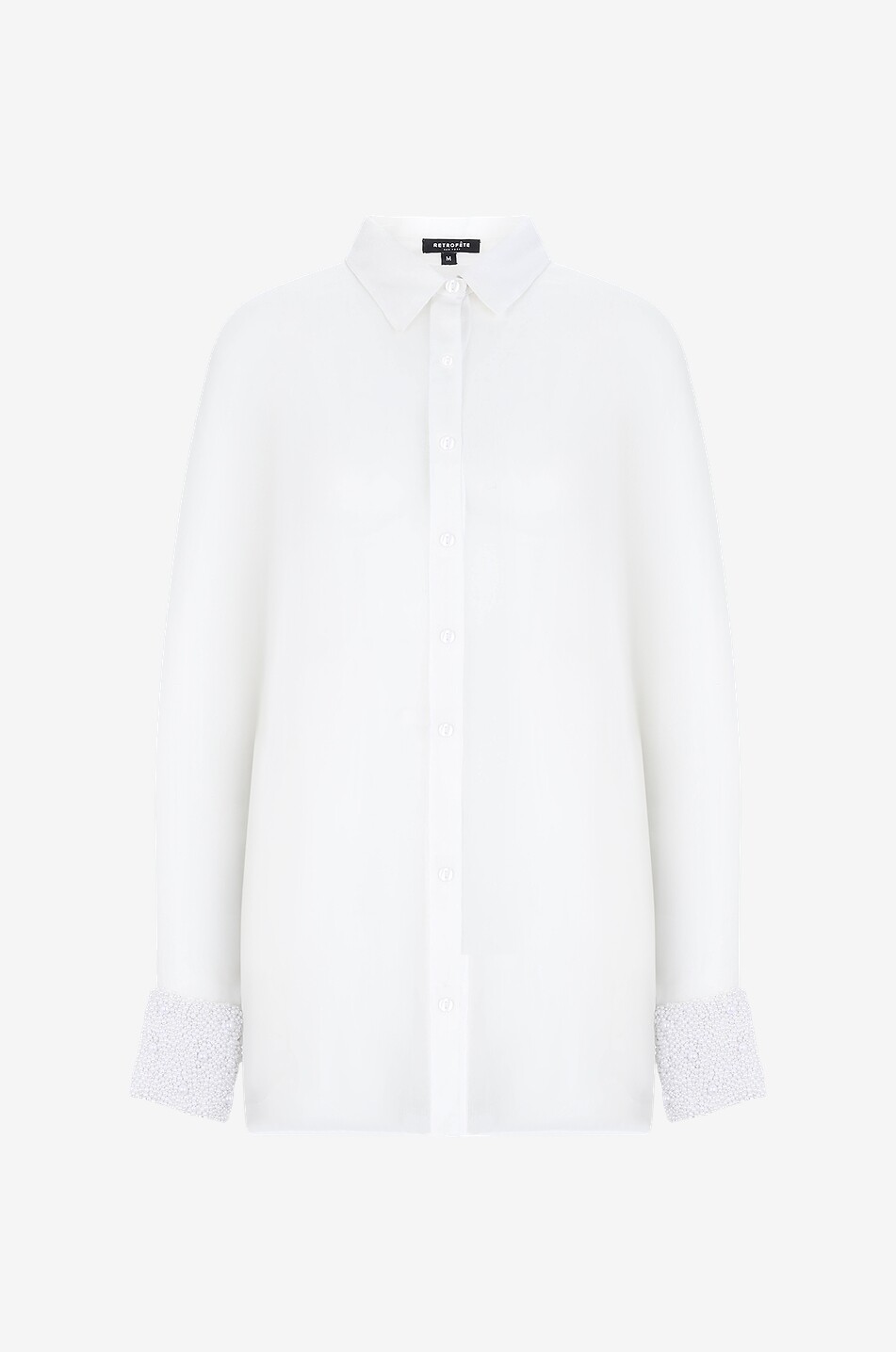 RETROFETE Chemise à manches longues en viscose Irving Femme BLANC 1