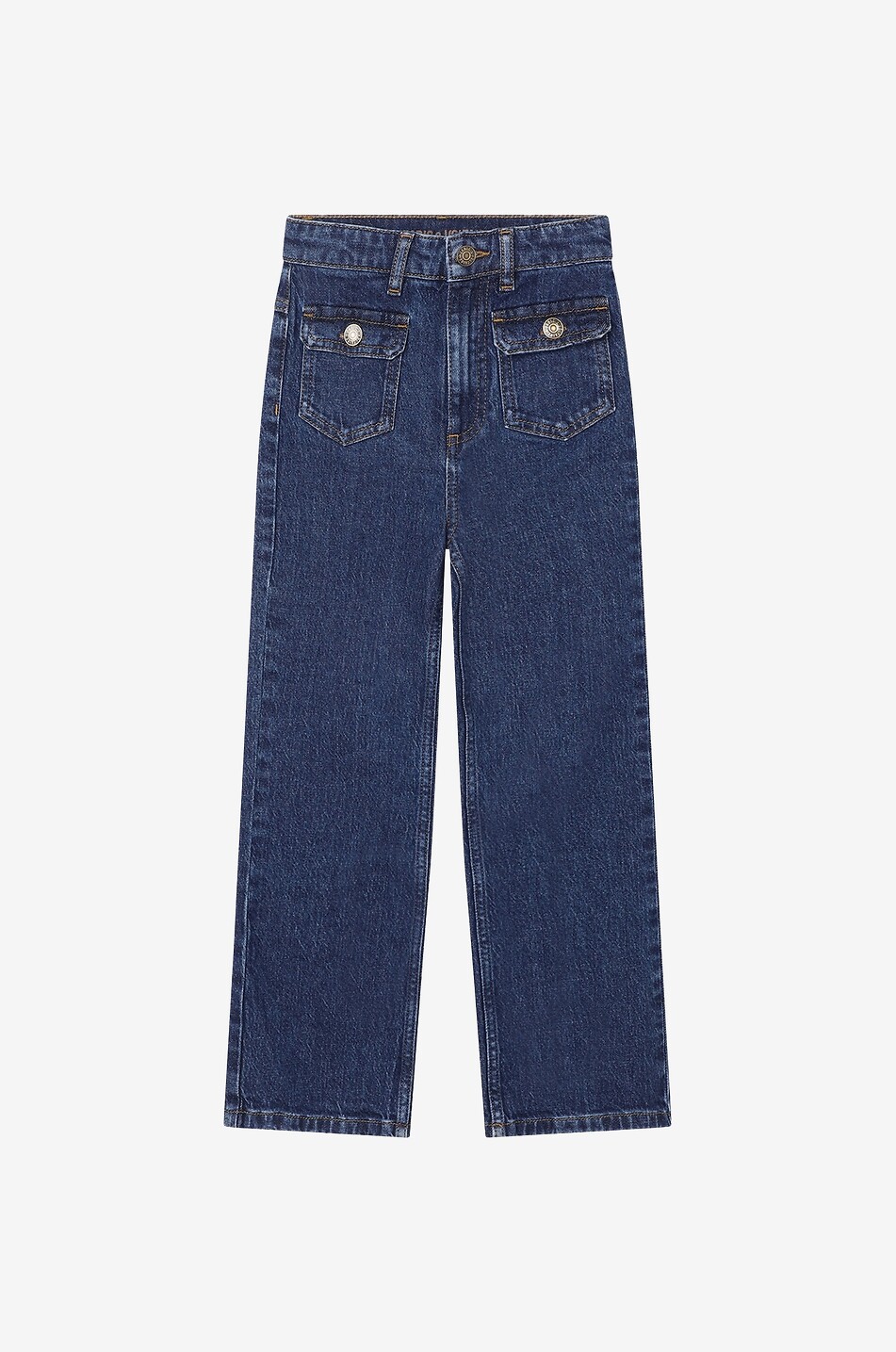 ZADIG & VOLTAIRE Paris Manga girls' cotton jeans Girl BLUE 1
