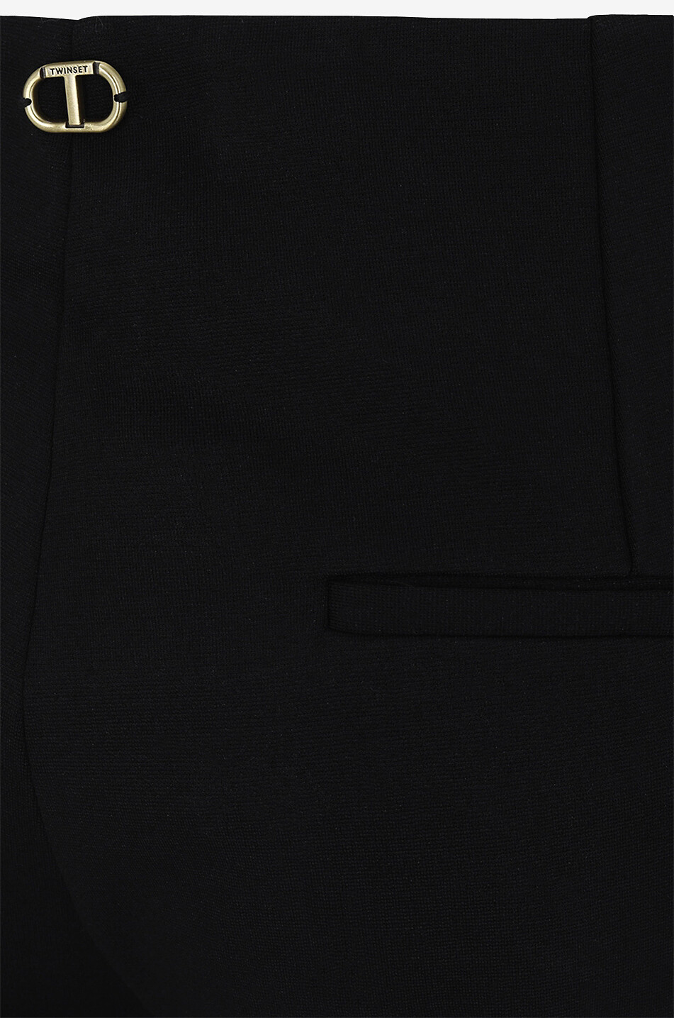 Pantalon droit en jersey punto Milano