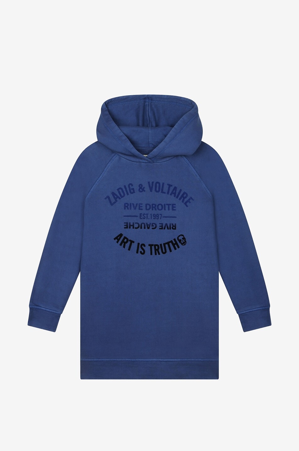 Robe sweat-shirt fille en coton London Sounds