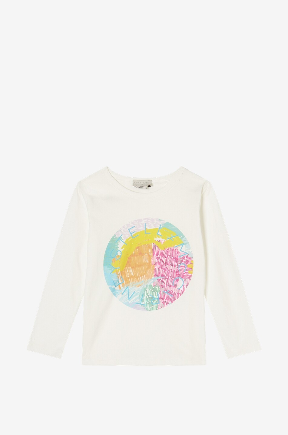 Scribble Disc Logo long-sleeved T-shirt