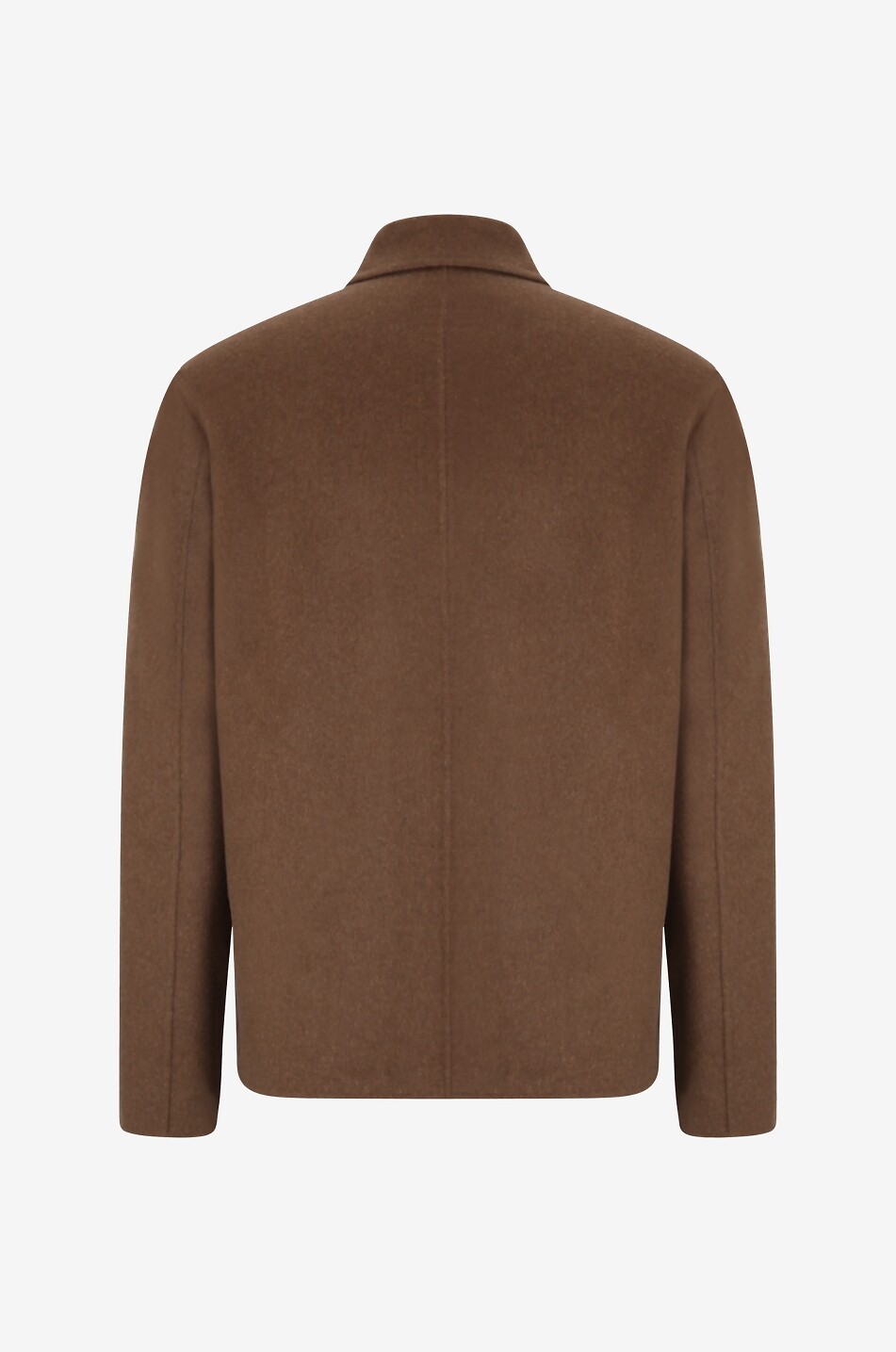 VINCE Jacke mit Reissverschluss aus recycelter Wolle Herren BRAUN 2