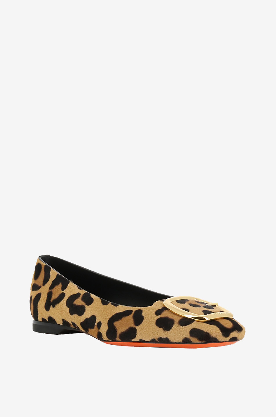 SANTONI Ballerines imprimées à bout carré et boucle Femme MULTICOLORE 1