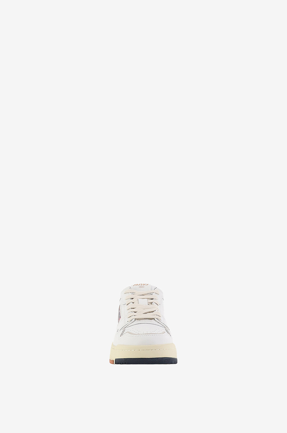 CLC multi-material sneakers with touches of ochre