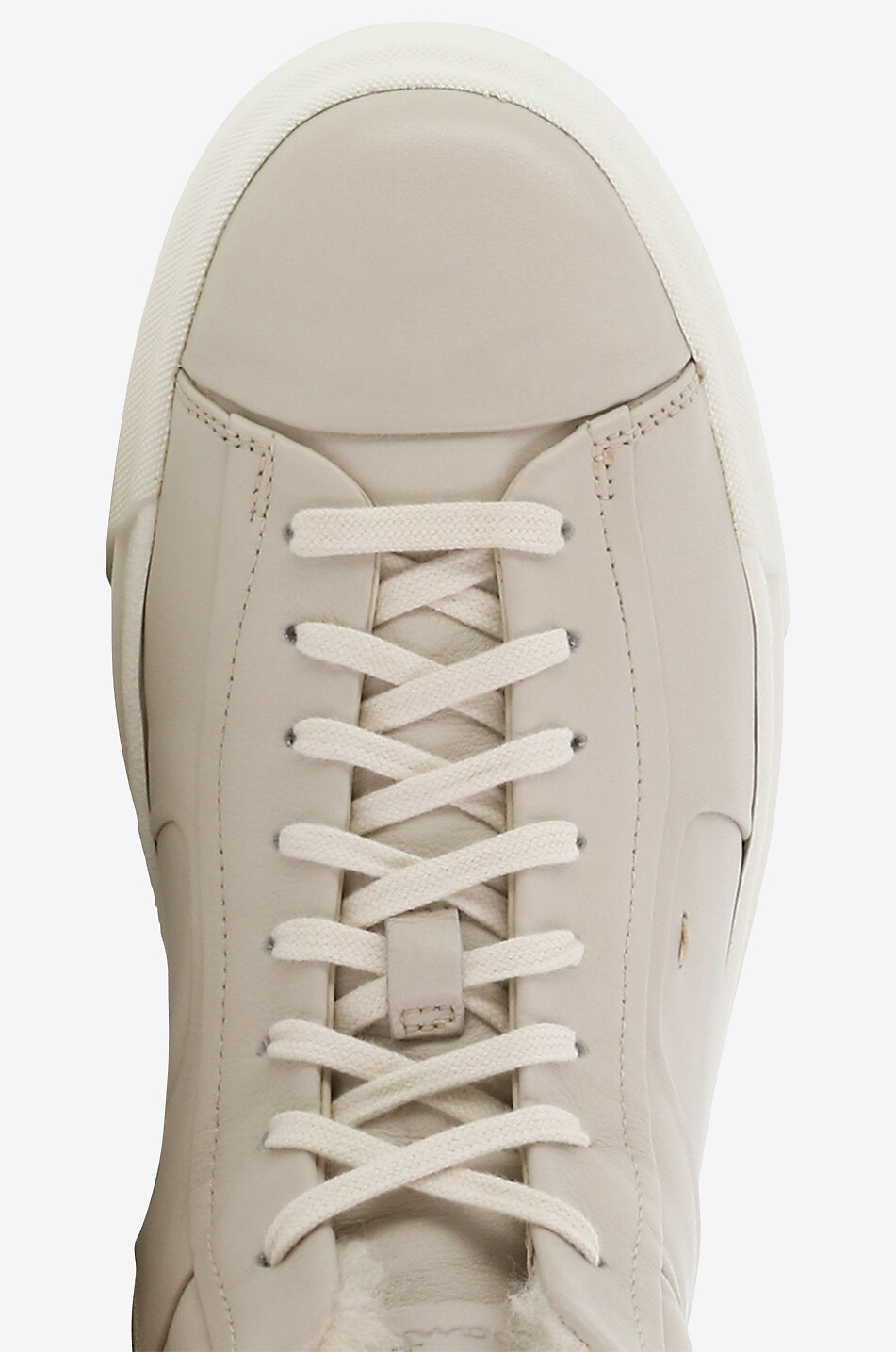 Shearling lined high-top sneakers