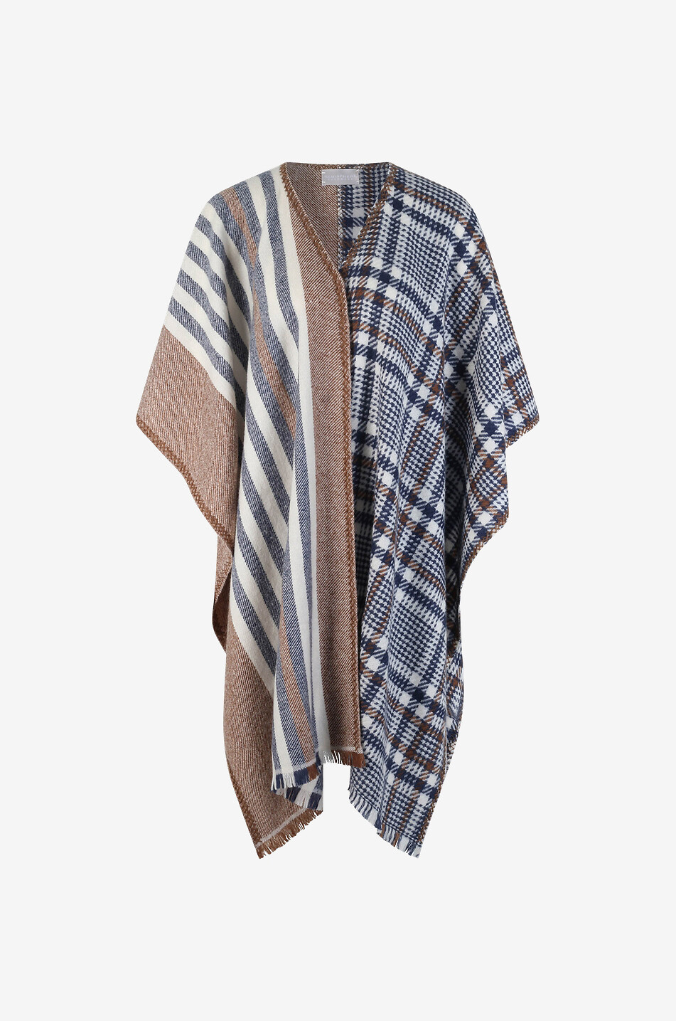 HEMISPHERE Mix woven patchwork design cape Women MULTI COLOURED 1