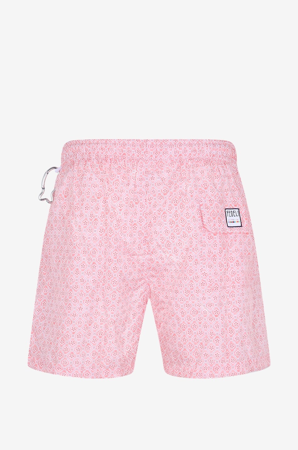 FEDELI Maillot de bain short Madeira Homme ROUGE CLAIR 2