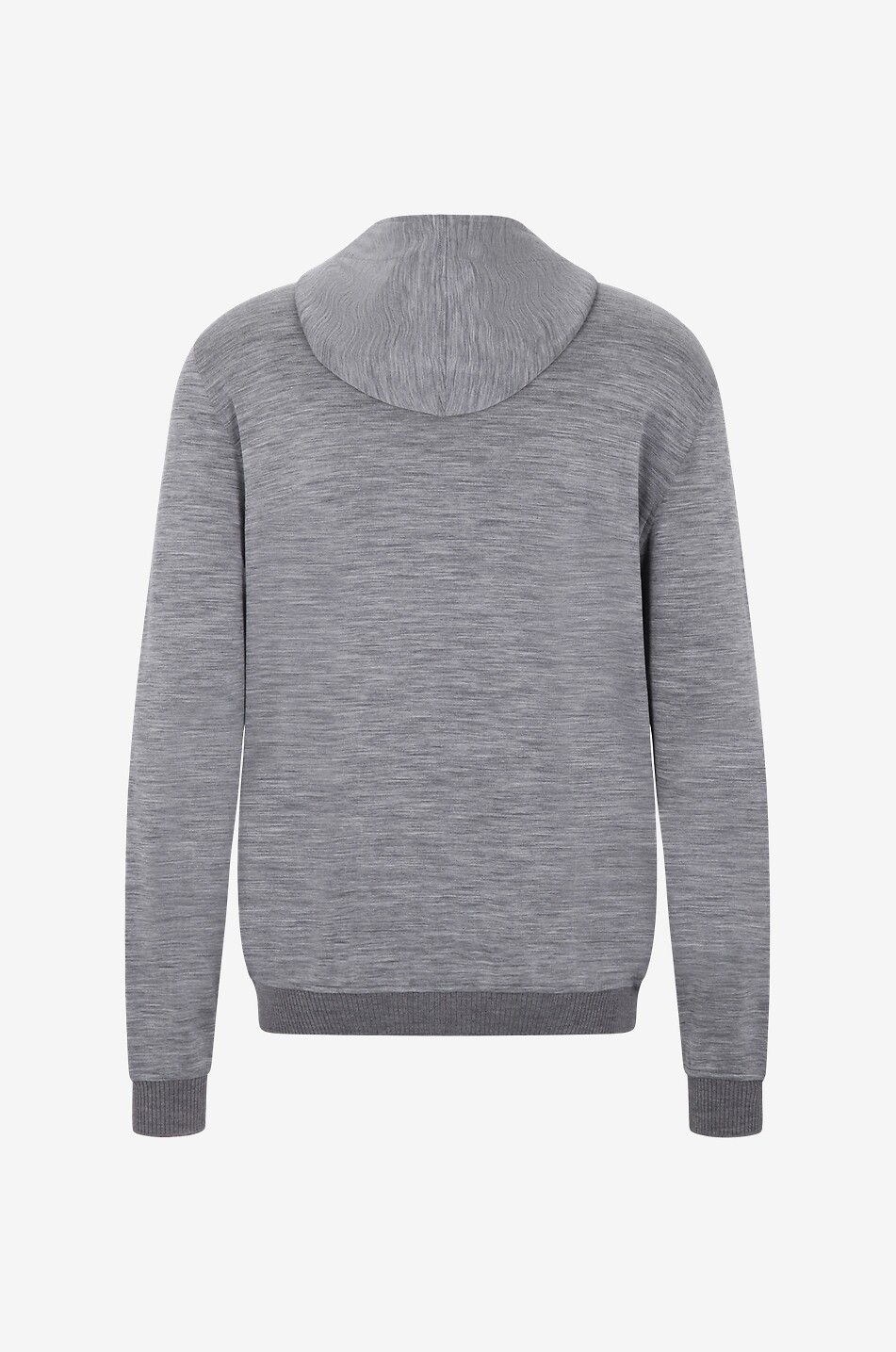 Kapuzensweatjacke aus Wolljersey