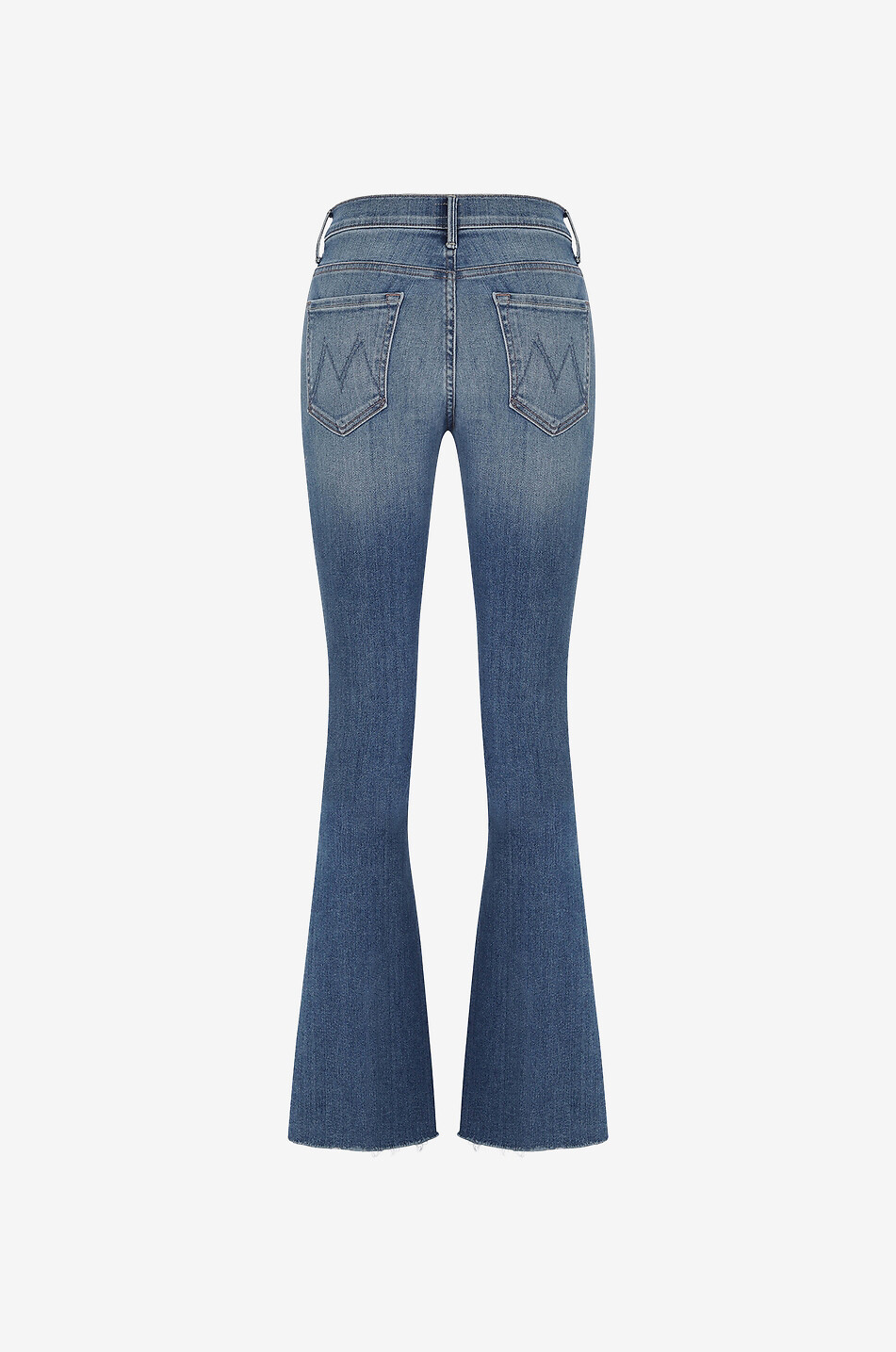 The Weekender cotton bootcut jeans MOTHER BLUE Bongénie