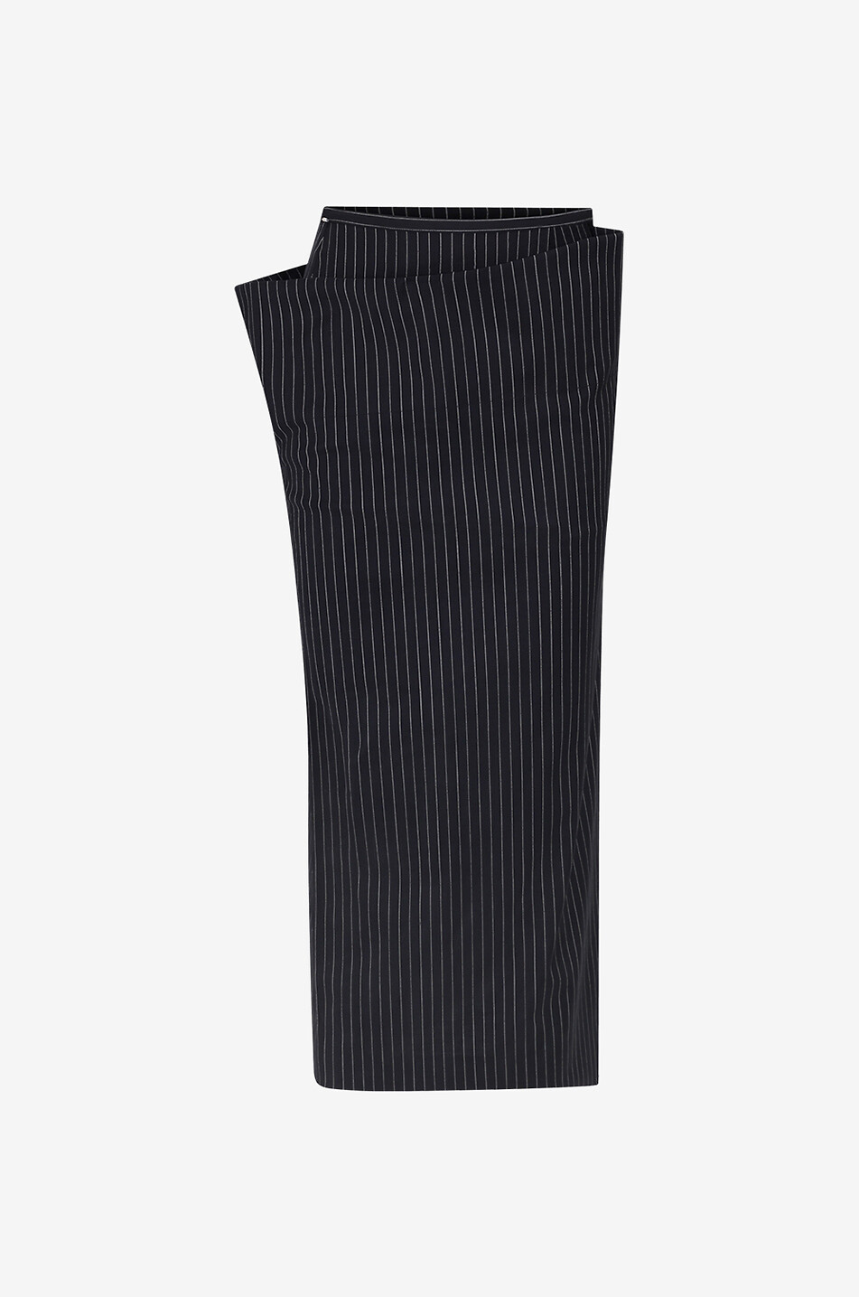 SPORTMAX Gestreifter langer Rock mit Drapierung Jimco Damen BLAU 1